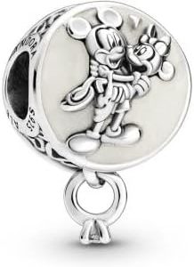 Colgante de amor eterno de Mickey Mouse y Minnie M