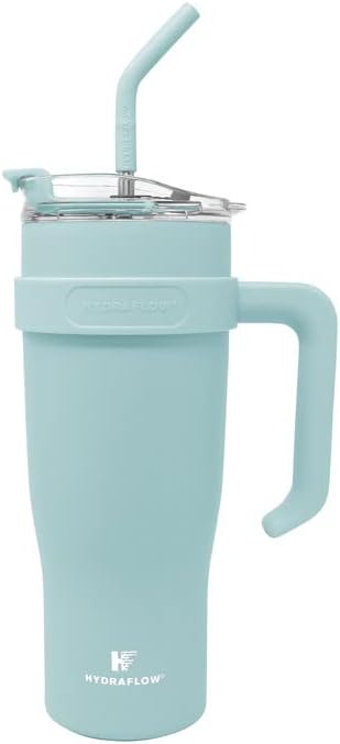 HYDRAFLOW Capri - 40oz Tumbler with Straw and Hand