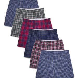 Bóxers tejidos Fruit of the Loom para hombre, paqu