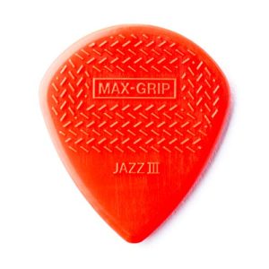 Dunlop Max-Grip Jazz III, nylon rojo, 24 unidades