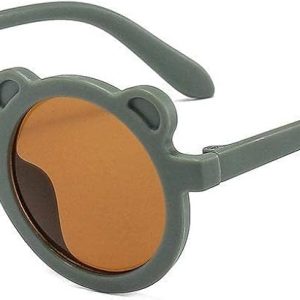 Cartoon Bear Kids Sunglasses Cute Round Frame Sun
