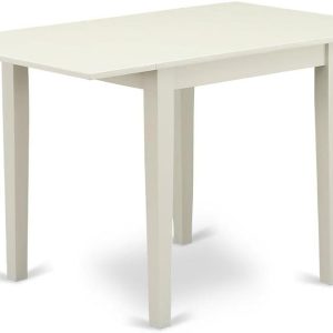 East West Furniture Dinning NDT-LWH-T Wooden Kitch