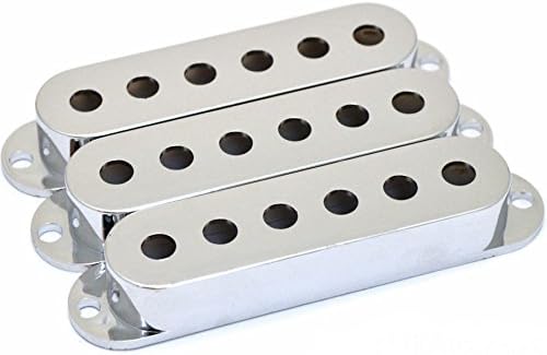 NEW Chrome Stratocaster Strat PICKUP COVER SET Sin