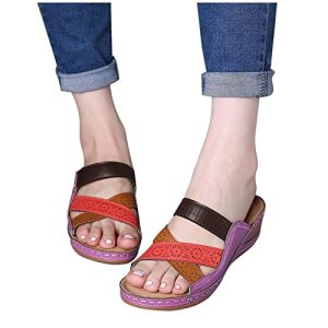 haoricu Sandal Shoes, Women Premium Orthopedic Ope