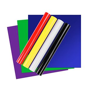 HTVRONT Permanent Vinyl for Cricut Machine, 7 Pack