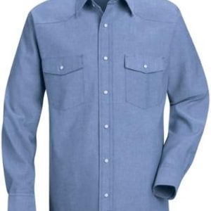 Red Kap Men's Deluxe Western Long Sleeve Style Shi