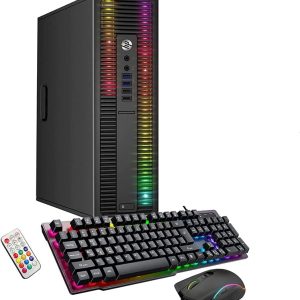 HP ProDesk Desktop RGB Lights Computer Intel Core