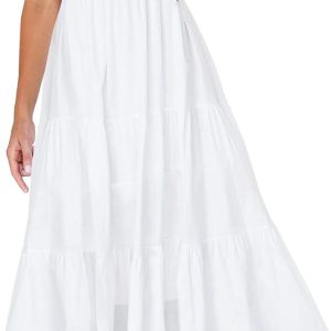 ZCSIA Women's 2023 Summer Boho One Shoulder Sleeve