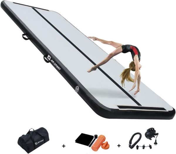 AKSPORT Gymnastics Air Mat Tumble Track Tumbling M