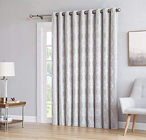 Linen Zone 100 Blackout Ivory White Curtains for