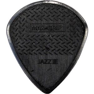JIM DUNLOP 471R3S Max-Grip Jazz III, Black "Stiffo