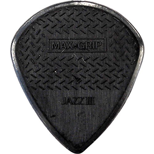 JIM DUNLOP 471R3S Max-Grip Jazz III, Black "Stiffo