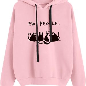 Xisimei Plus Size Hoodies for Women Long Sleeve Ho