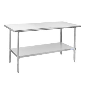 Hally Stainless Steel Table for Prep Work 24 x 6