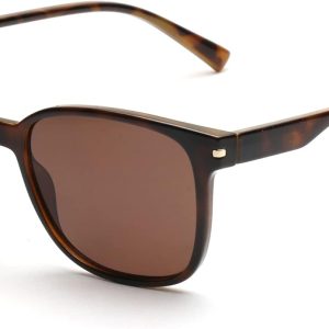 joohoo Retro Square Sunglasses for Women Men Polar