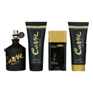 Curve Black By Liz Claiborne 4 Piece Gift Set -