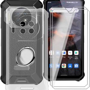 HGJTF Cover for Oukitel WP19 (6.78") with 2 X Temp