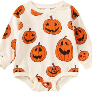 Twopumpkin Baby Girl Boy Crewneck Sweatshirt Overs