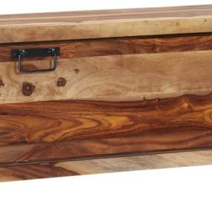 vidaXL Solid Wood Sheesham Shoe Cabinet Storage Si