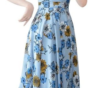 Casual Maxi Dress for Women Sleeveless Casual Spag