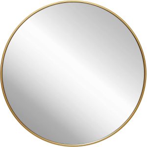 zenmag Round Mirror for Wall,30-inch Metal Framed
