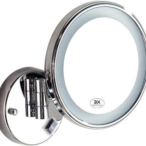 LED Makeup Vanity Mirror,3X Magnification Beauty M