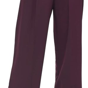 Calvin Klein Women's Misses Solid Crepe Pleated St