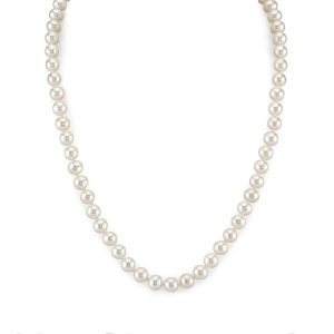 THE PEARL SOURCE 14K Gold AAA Quality White Freshw