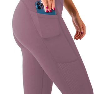 SEEMLY High Waisted Leggings with Pockets for Tumm