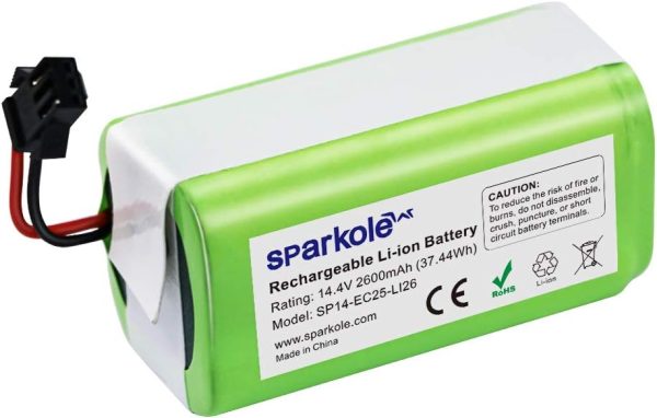 Sparkole 14.4V 2600mAh batería de repuesto para Ec