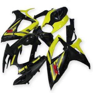 NF Black Yellow Fairing Fit for Suzuki 2006 2007 G
