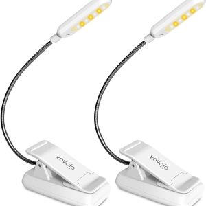 Book Light, Rechargeable Clip On Reading light 7 L