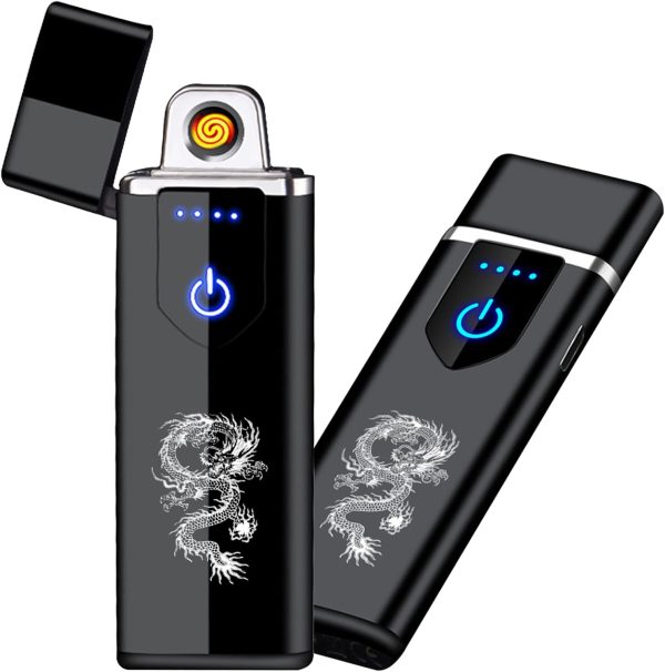 Electronic Lighter,USB Rechargeable Lighter With L