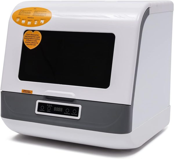 Portable Countertop Dishwasher, 1200W Automatic Co