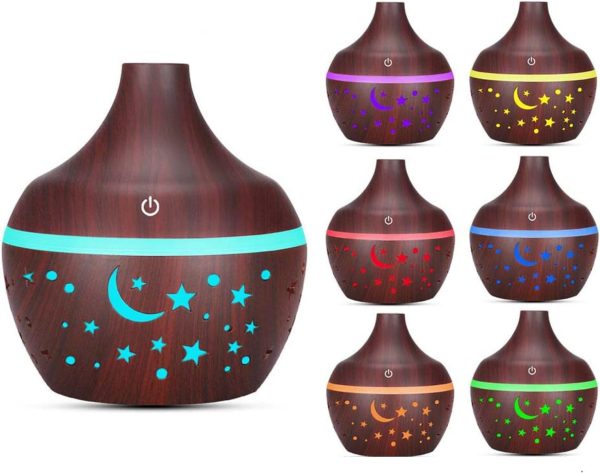 300ML Star Sky Wood Air Aroma Essential Oil Diffus