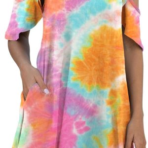 Jouica Women's Summer Casual Spaghetti Strap Sundr