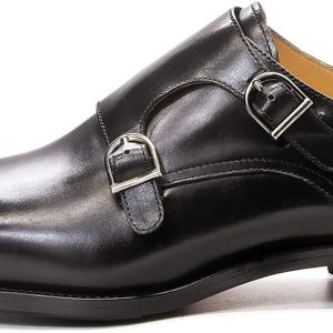 Men's Dress Shoes Leather Mens Formal Shoes Black