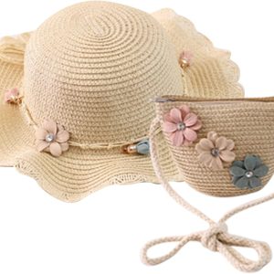 Baby Girl Hat Straw Beach Bag Girls Straw Kids H