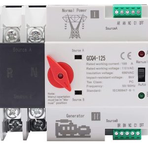 JONASC 100A 2P Dual Power Automatic Transfer Switc