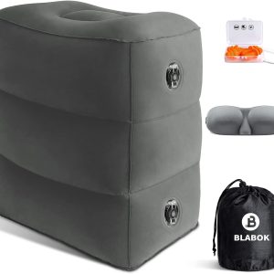 BLABOK Inflatable Foot Rest for Air Travel, Airpla