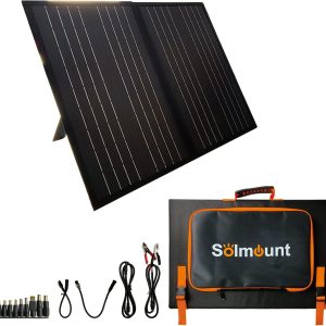Solmount 60W Foldable Solar Panel Kit,Outdoor Wate