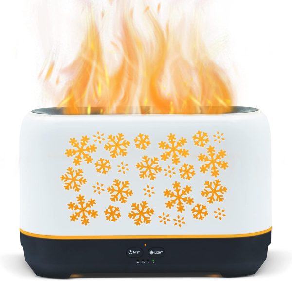 Flame Aroma Diffuser Essential Oil Diffuser with F