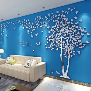 3D Tree Wall Stickers - DIY Tree and Birds Wall De
