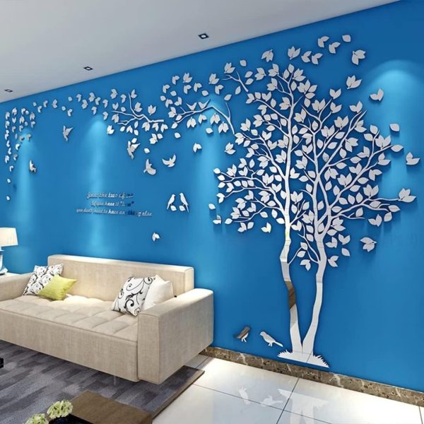 3D Tree Wall Stickers - DIY Tree and Birds Wall De