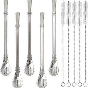 Stainless Steel Straw Filter Spoon, Yerba Mate Bom