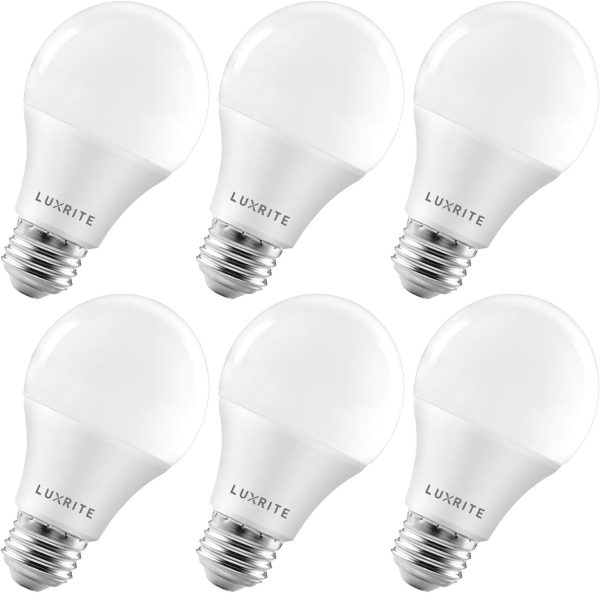 LUXRITE A19 LED Bulb 75W Equivalent, 1100 Lumens,