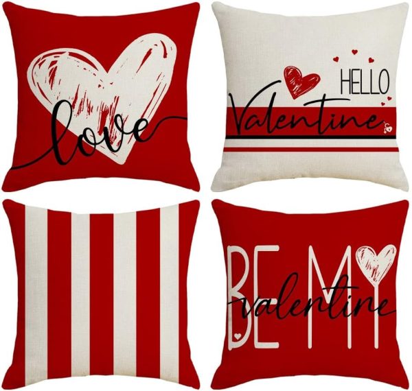 Onerisly Valentines Pillow Covers 18x18, Valentine