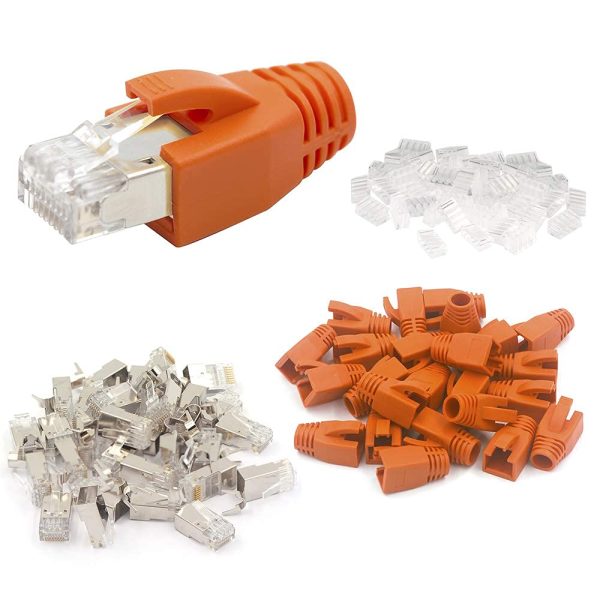 VCELINK RJ45 Connectors CAT7/CAT6A 30-Pack, UL-Lis