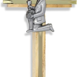 Needzo Praying Boy First Communion Wall Cross, 8 I