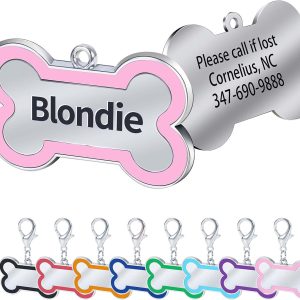 Personalized Engraving Pet ID Tags Small or Large